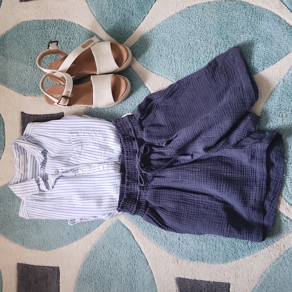 JOIE Blue Stretchy Shorts M